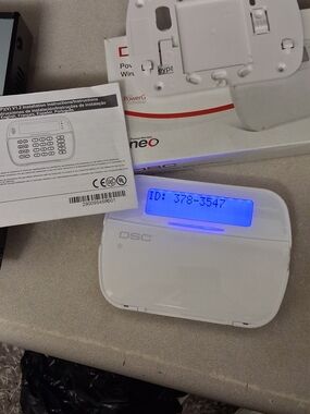 dsc ha2lcdwf (p)(v) v1.2 wireless alarm panel tested